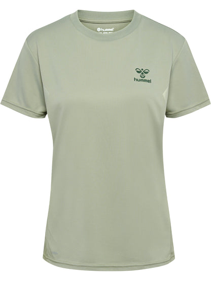 hmlACTIVE PL JERSEY S/S WOMAN – DESERT SAGE