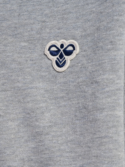 hmlJR LOOSE HOODIE BEE – GREY MELANGE