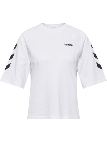 hmlKEEPER CHEVRON W T-SHIRT S/S – WHITE
