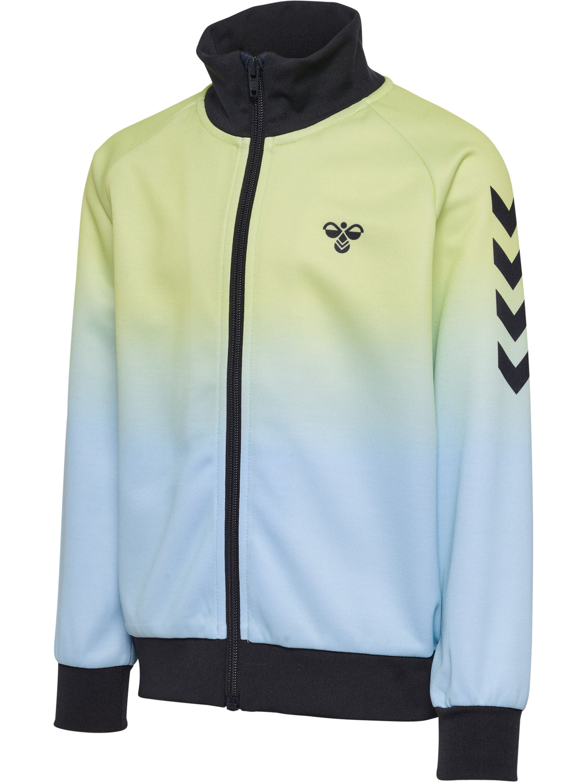 hmlJR GRADIENT TRACK SUIT – SHADOW LIME/BLACK