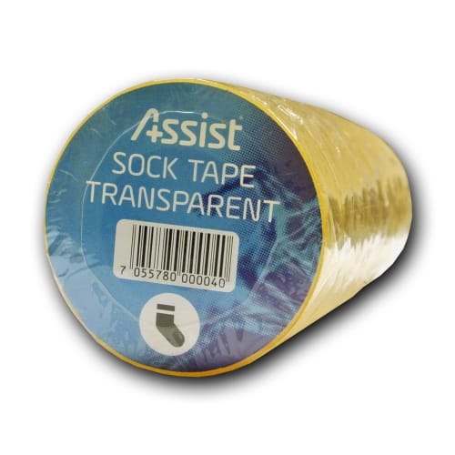 ASSIST SOCK TAPE 10 PACK TRANSPARENT