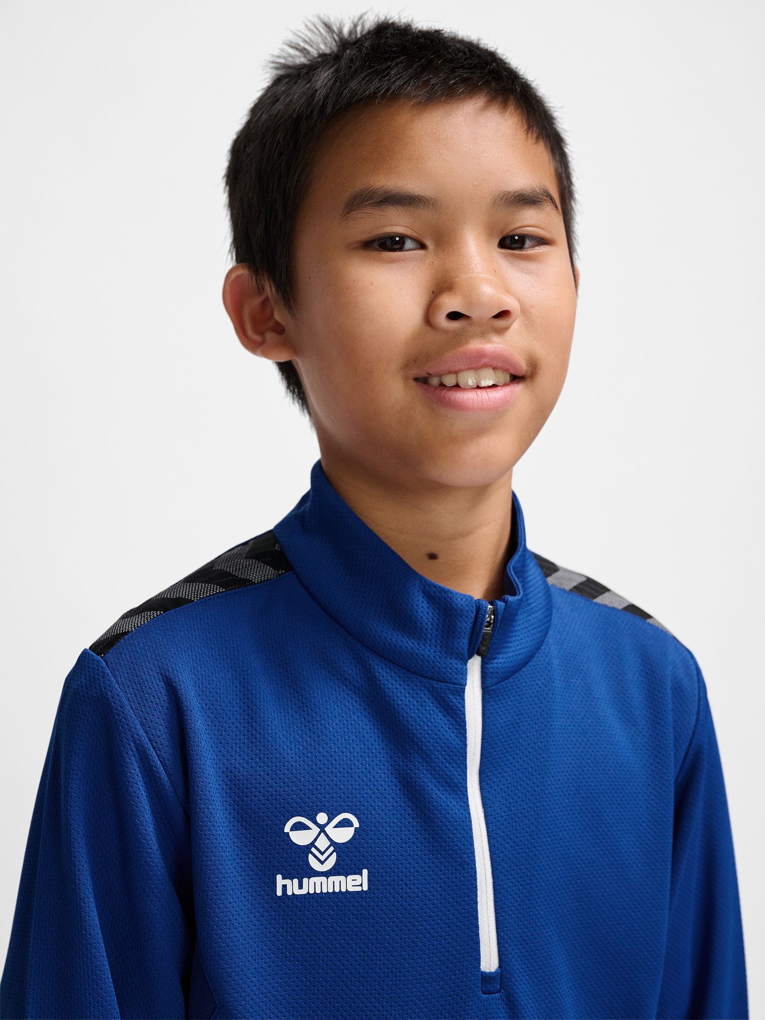 hmlAUTHENTIC PL HALF ZIP SWEAT KIDS