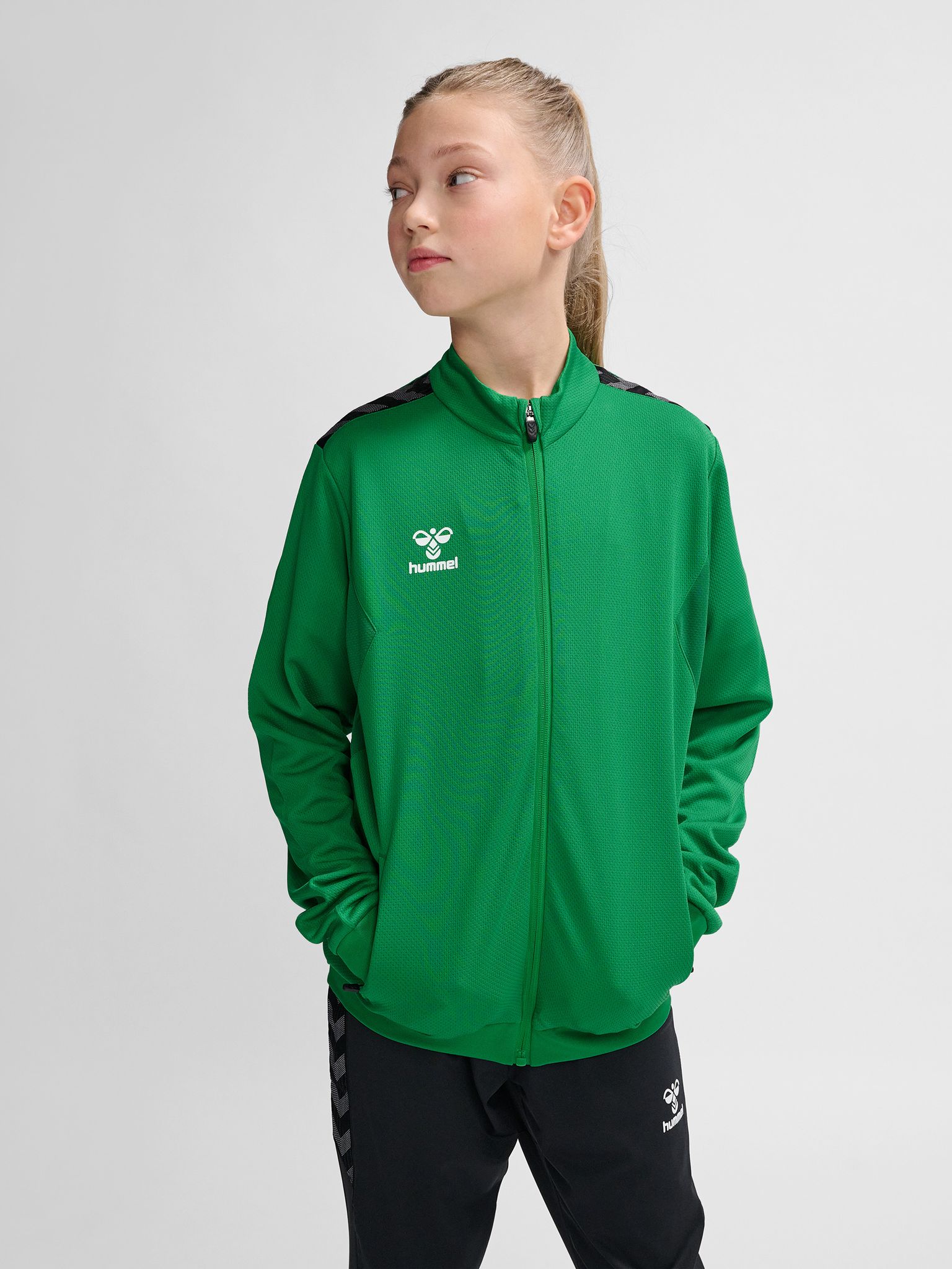hmlAUTHENTIC PL ZIP JACKET KIDS