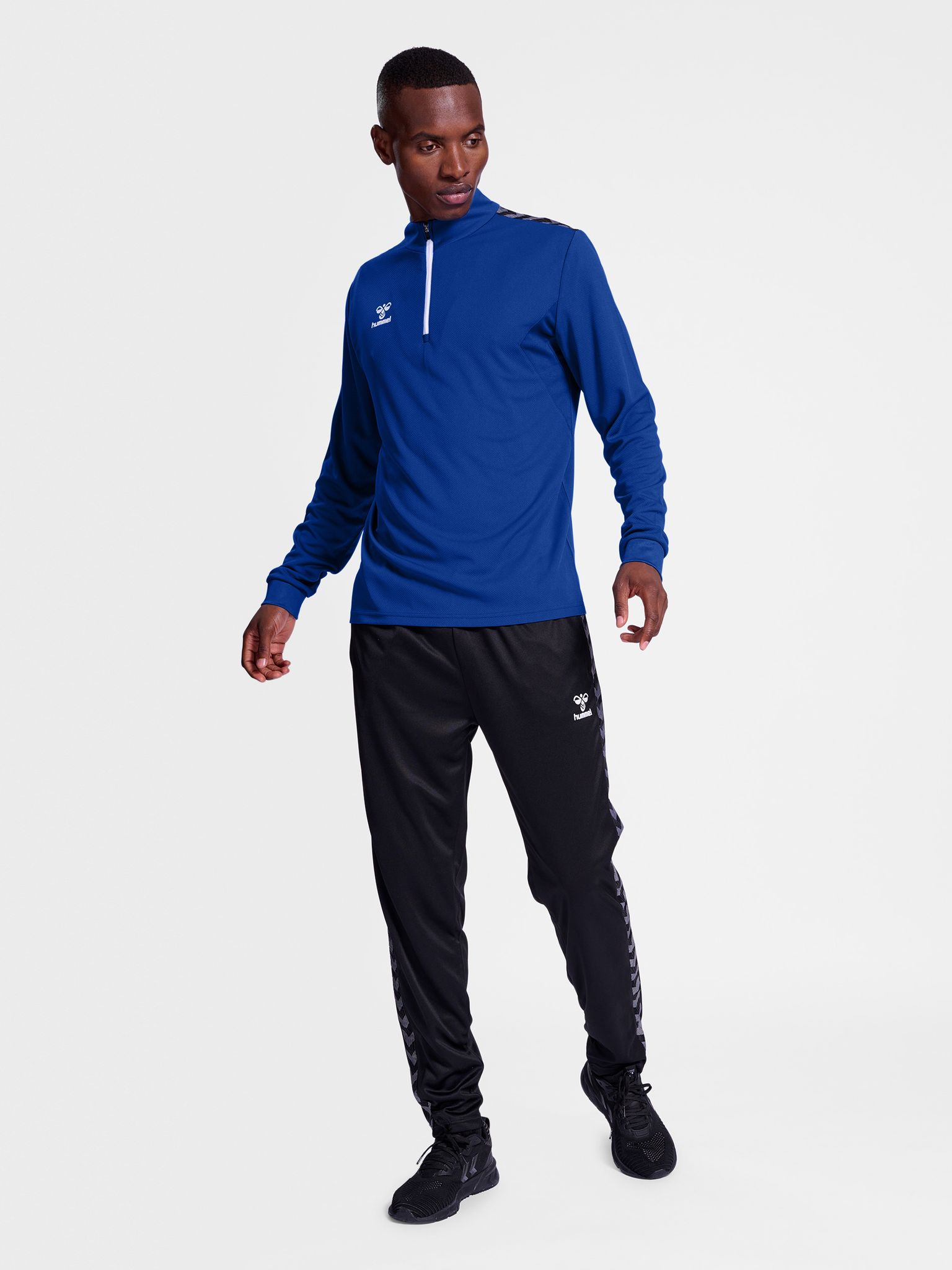 hmlAUTHENTIC PL HALF ZIP SWEAT
