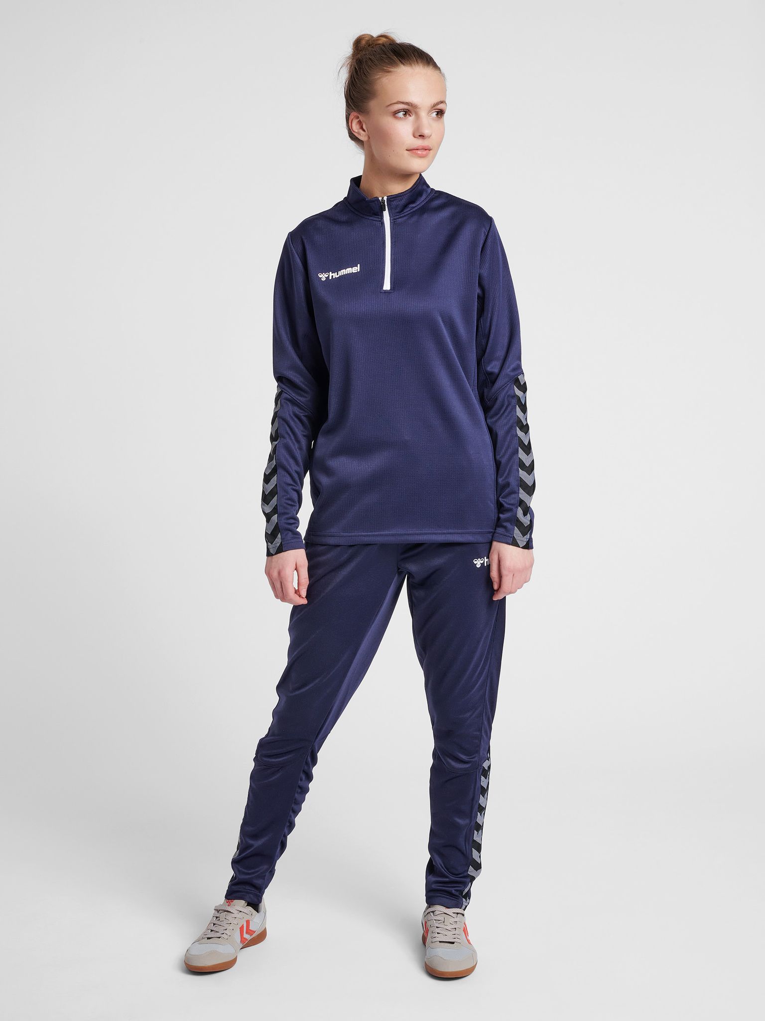 hmlAUTHENTIC HALF ZIP SWEATSHIRT WOMAN