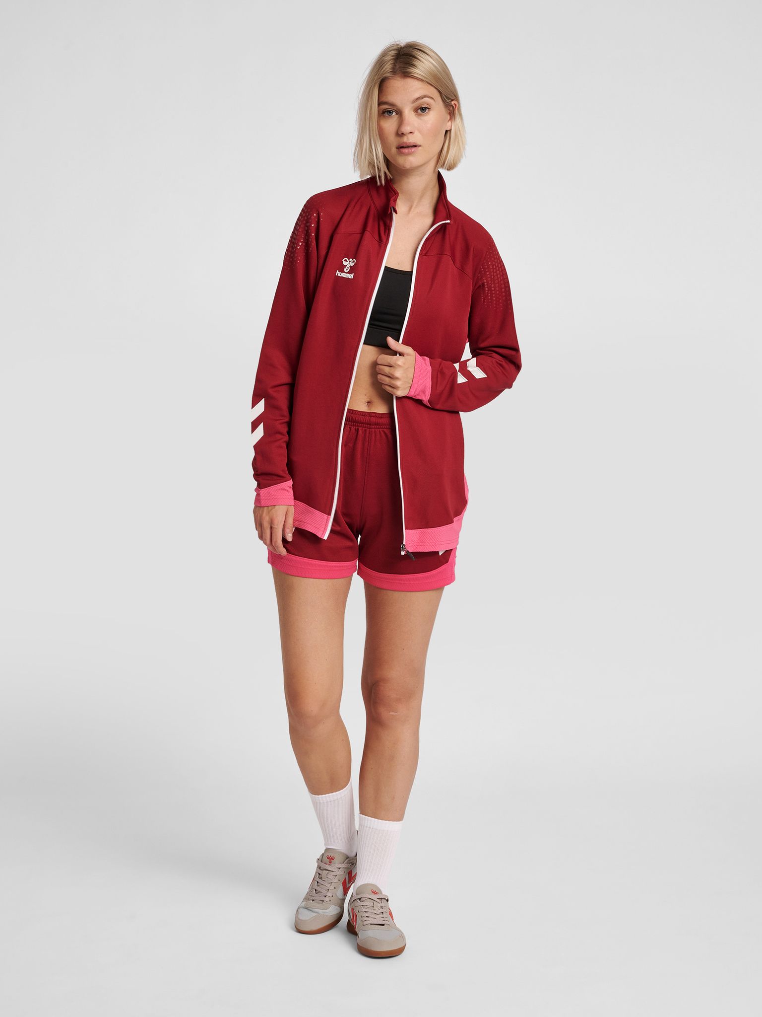 hmlLEAD WOMEN POLY ZIP JACKET