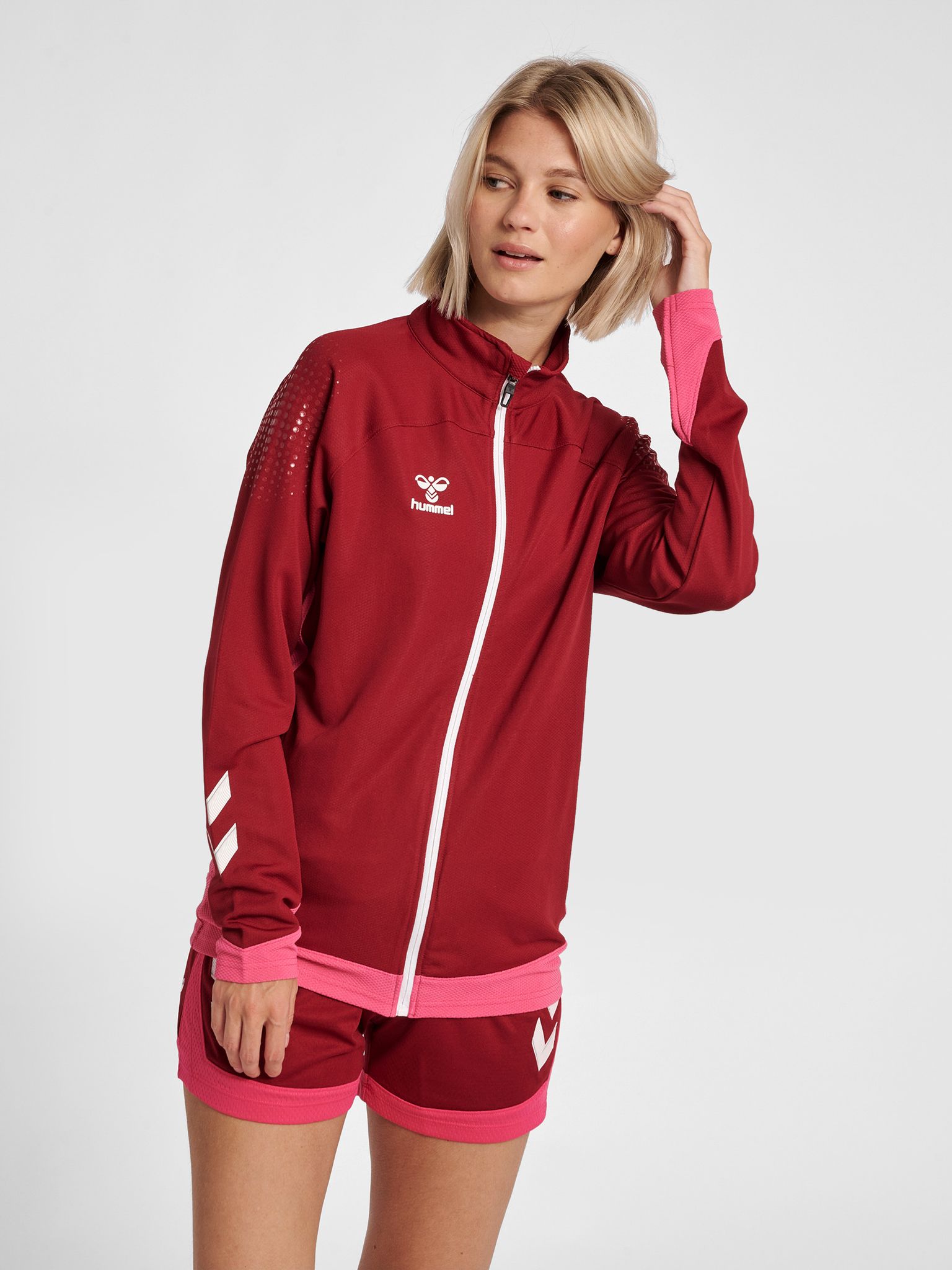 hmlLEAD WOMEN POLY ZIP JACKET