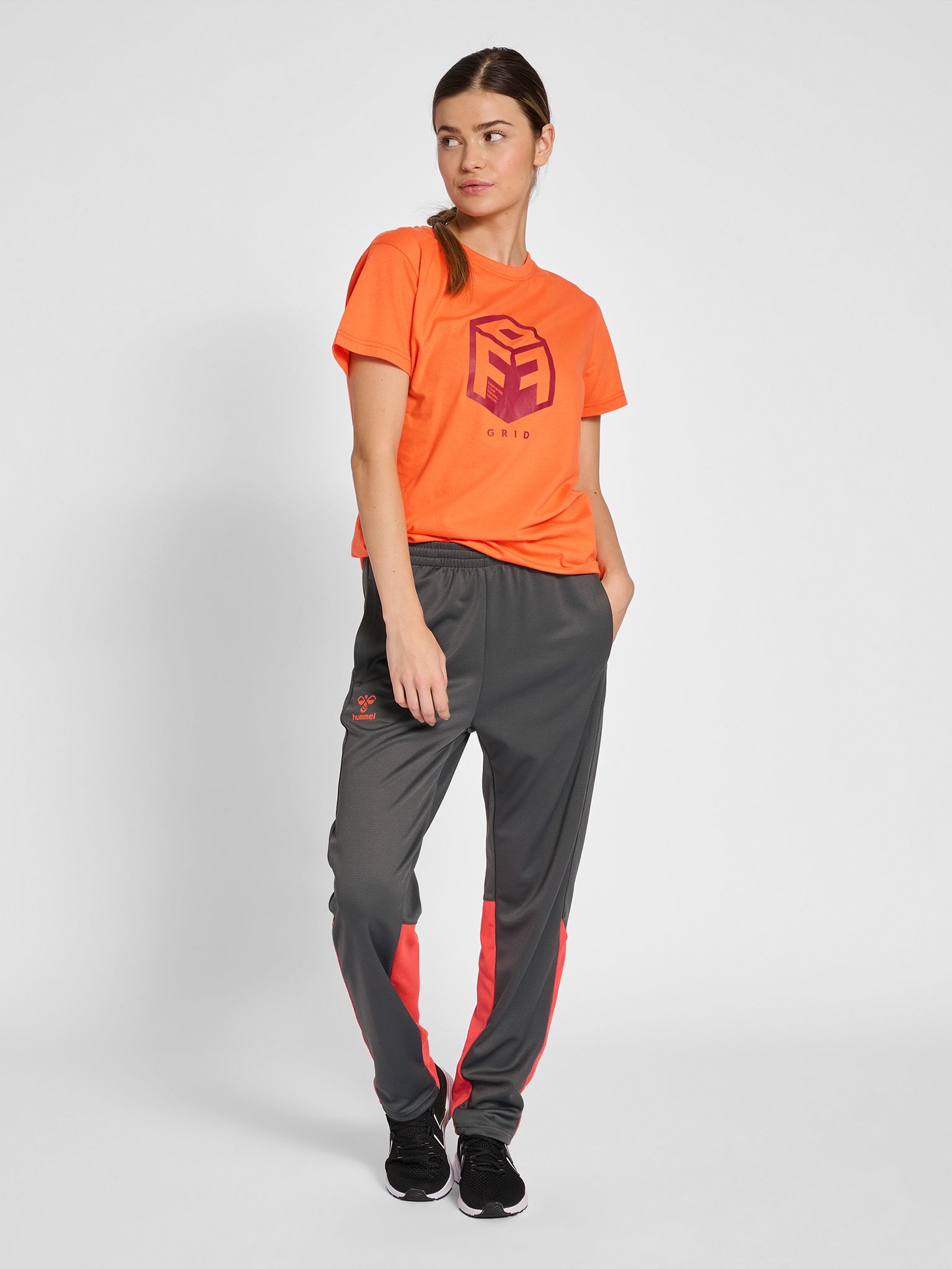 hmlONGRID POLY PANTS WO