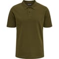 hmlRED STRETCH POLO