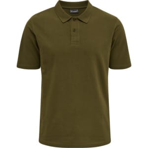 hmlRED STRETCH POLO