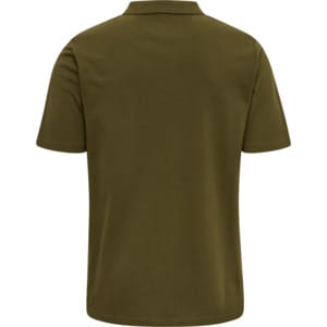 hmlRED STRETCH POLO