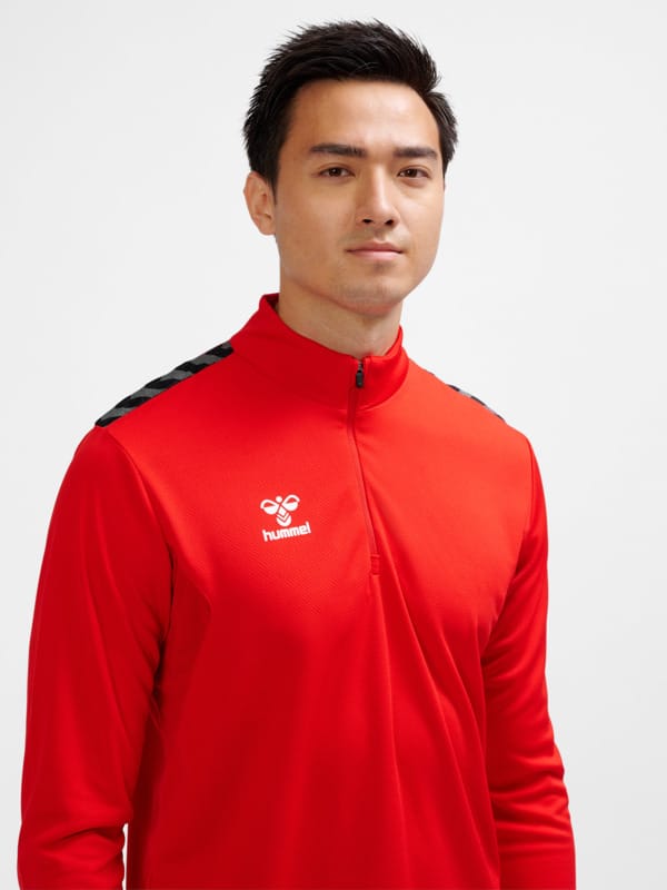 hmlAUTHENTIC PL HALF ZIP SWEAT