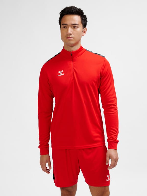 hmlAUTHENTIC PL HALF ZIP SWEAT