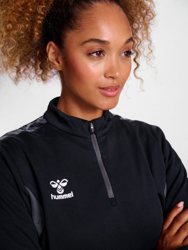 hmlAUTHENTIC PL HALF ZIP SWEAT WOMAN
