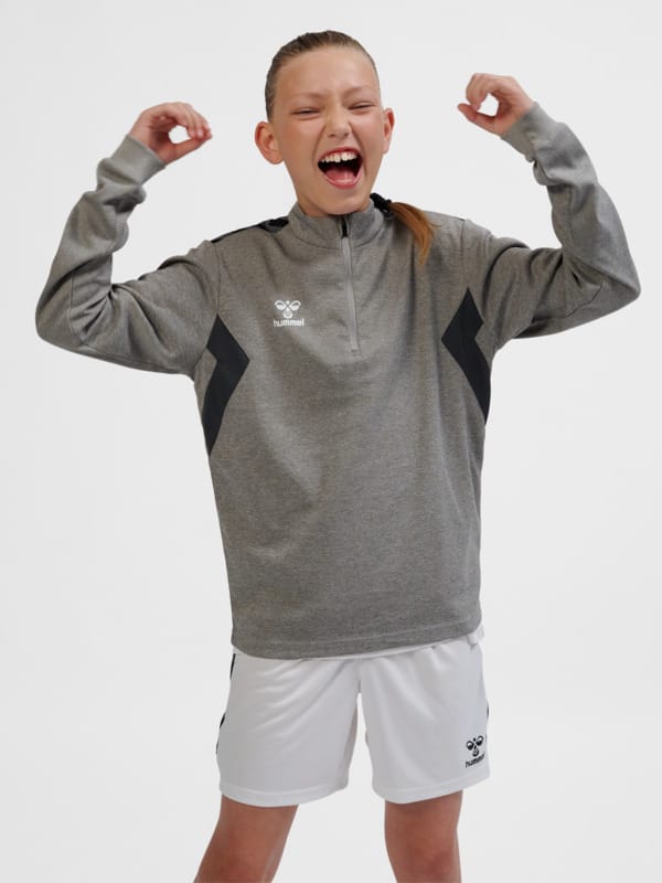 hmlAUTHENTIC PL HALF ZIP SWEAT KIDS