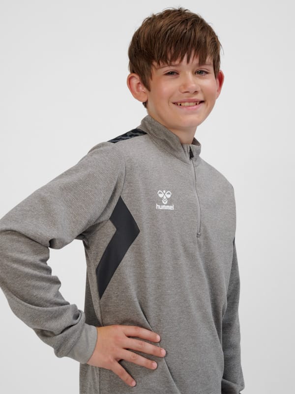 hmlAUTHENTIC PL HALF ZIP SWEAT KIDS