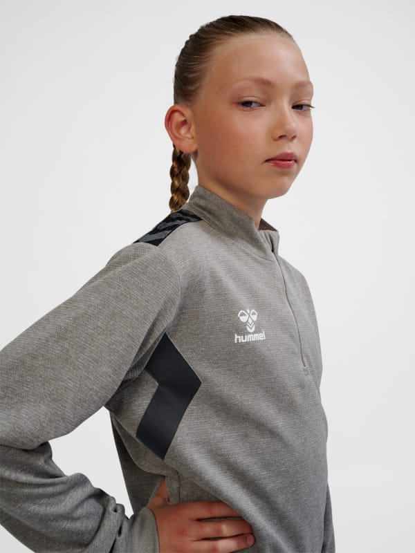 hmlAUTHENTIC PL HALF ZIP SWEAT KIDS
